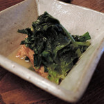 Mankawa - 佐波賀大根菜と厚揚げの炊いたん