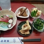 粟寿司 - ほろ酔い1000円セットのお刺身❤