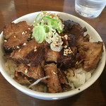 豚のらーめん 弐番手 - ミニ肉丼