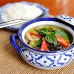 Thai green curry (with jasmine rice)