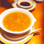 銀座アスター 上本町近鉄賓館 - フカヒレのスープ上海蟹風味