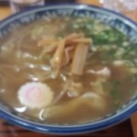 小津屋  - ラーメン定食 650円 ピンぼけ