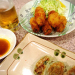 Daichan - ビール、餃子、カキフライ
                        美味しいです！
                        ノンビリ一人飲みには、なかなか最高です(*ﾉ∀｀*)ゞｴﾍﾍ
                        またふらっと立寄ろうー