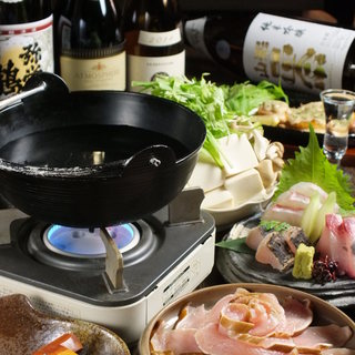 90分飲み放題付 〆が選べる 全6品 朝挽き鶏のわら焼きしゃぶしゃぶコース 6 080円 税込 薄伽梵 ハヂメ バカボン ハヂメ 旧店名 ハヂメ 京都河原町 ろばた焼き 食べログ