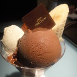 ピエールマルコリーニ アイスクリームカフェ - 数量限定　マルコリー二　チョコレート　パフェ
