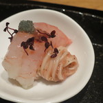 薪の音 - 甘海老　大門素麺