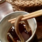 蕎麦切り 酒 大愚 - 田舎、つゆで。