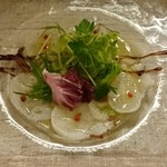 Italian bar Riso - タコのカルパッチョ