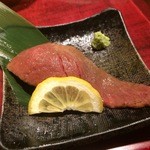 牛兵衛 草庵 - 【2015年12月】炙り肉寿司。