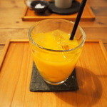 cafe caho - 食後のオレンジジュース１００％