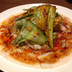 四川Dining&Bar臥龍　創香 - 豚肉薄切りガーリックソース