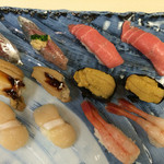 Sushitaka Shimotakaido Asahizushi Souhonten - お寿司