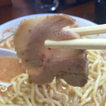 喜八 - H28.01.04 味噌ラーメン「激辛」叉焼