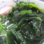 山ろく本店 - 鳴門わかめのアップ
