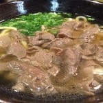 手造りうどん 楽々 - 黒毛和牛うどん