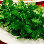 NangNual Pattaya - 　別皿でパクチーも頂き一緒に食べるとまた一段といいですね～