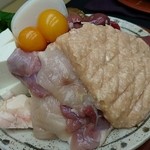 Kouraku - 鶏の味噌鍋 心臓、砂肝、肝とつくね