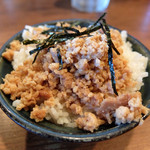 らーめん 和屋  - 201602 ランチセット+110円の鶏そぼろ丼