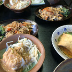 鎌倉将元 - 一汁三菜の和食。量もたっぷり。
