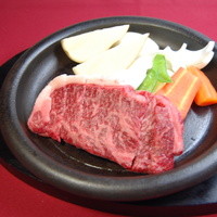 国産ロースステーキコース80g