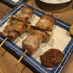 もつ焼き ねぎぼうず - H28.01.05  豚バラ