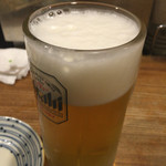 もつ焼き ねぎぼうず - H28.01.05 お替わり「生ビール」