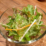 もつ焼き ねぎぼうず - H28.01.05 お通し「サラダ」