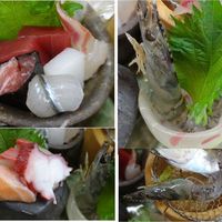 季節の魚と釜飯 魚信 - 特選刺身御膳。魚信(愛知県岡崎市)食彩品館.jp撮影