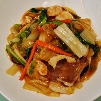 中国料理 桃李 - 『五目焼きそば』(1782円)！！お酢をたっぷりかけて食べる～♪(^o^)丿