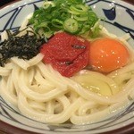 丸亀製麺 - 明太釜玉うどん(並)