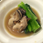 ひより　麦縄本舗　炭焼酒場 - H28.01.16 お通し「牡蠣」