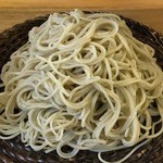 そば切り 荒凡夫 - この日の蕎麦は十割（生粉打ち）でした。