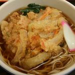 Komoro Soba Okachimachiten - かき揚げそば(350円）