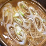 芝安 - 作ってみました。
白ネギとか具は付いてませんので、誤解のありませんように。