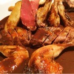 横浜馬車道 旬の肉料理イタリアン オステリア・アウストロ - 2016.1.  ベキャスのロースト サルミソース