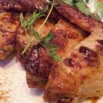 Ｂｌｕｅ - 鶏の手羽先【１０００円】スパイシーで美味しかった！