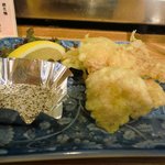 居酒屋源吉 - せせりの天ぷら