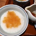 Nihon Ryouri Setouchi - べっ甲餡をかけて、お粥いただきま〜す