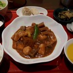 中国料理 吉珍樓 - 五目野菜と豚肉のピり辛味噌炒め