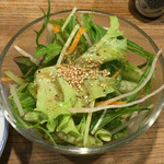 もつ焼き ねぎぼうず - H28.01.20 お通し「サラダ」