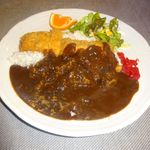  山遊食堂 岳 - 欧風ビーフヒレかつカレー
