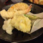 Nishinakajima Kaigan Uminoie - 天ぷら定食  580円