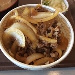すき家 - 牛丼(ネギだく、汁抜き)