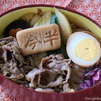 人形町今半 本店 - 折詰　すき焼丼（1,296円）16.2月