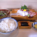 かわじろ - お造り定食（1575円）