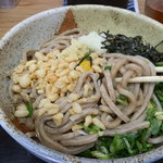 黒豆ぶっかけうどん(温)