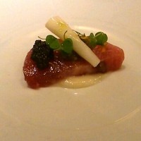 リストランテ ラ・バリック トウキョウ - 天然ブリのクルード　聖護院カブのソース