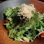 Chura San - 海ぶどうのサラダ(3500円コース)