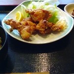 地酒とそば・京風おでん 三間堂 - 唐揚げ定食