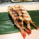 魚がし日本一 立喰寿司 - 炙りエビマヨ握り